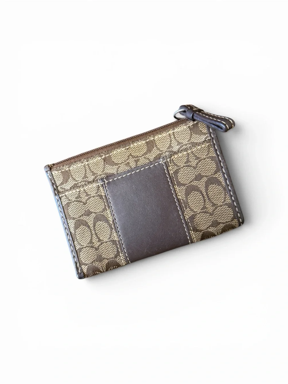 Vintage Coach Signature Keychain Wallet Pouch - Picture 3 of 4